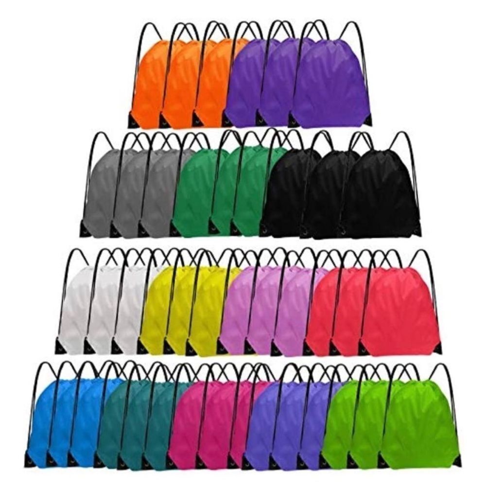 Drawstring  bags 42 pieces 14 colors NWT